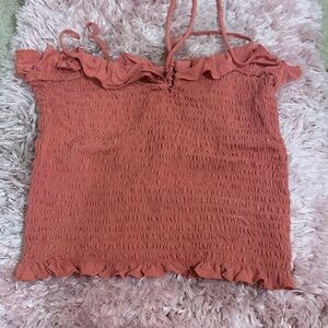 American Eagle Smocked Tube Top